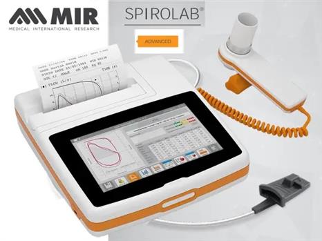 "جهاز قياس وظائف التنفس سبيروميتر ايطالى ماركة مير موديل MIR Spirolab Advance Spirometer  "